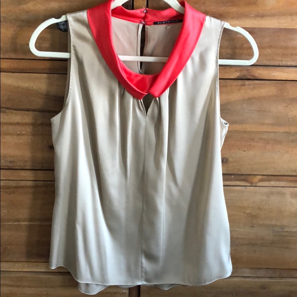 Ellie Tahiti silk sleepless blouse